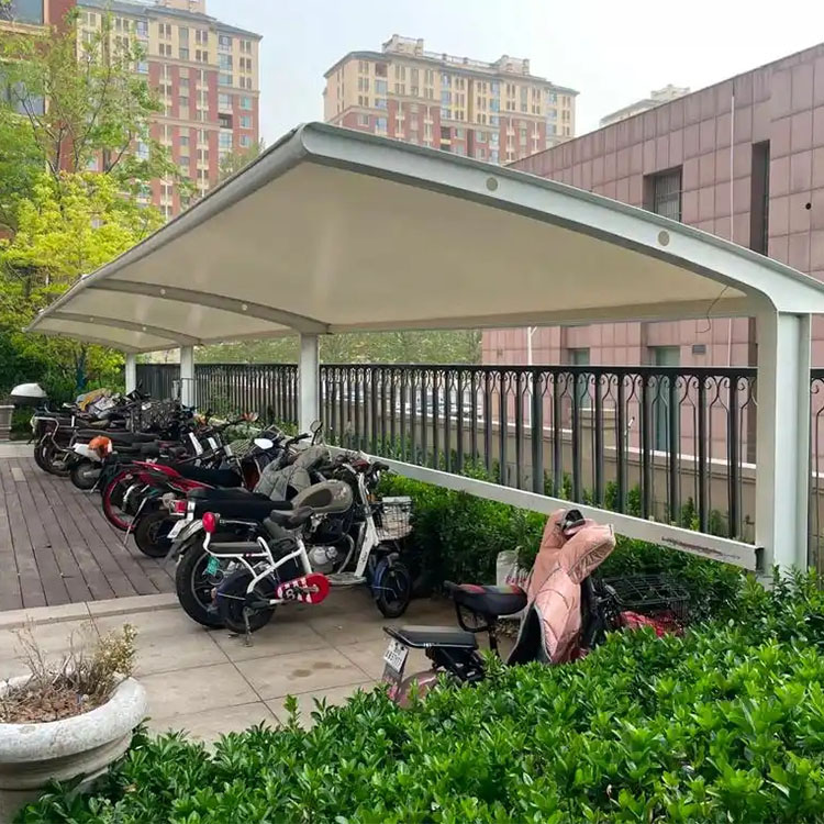 繁峙县膜结构电动车棚